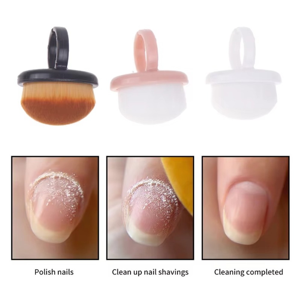 Nail Art For Men - Регулируемая овальная кисть для удаления пыли