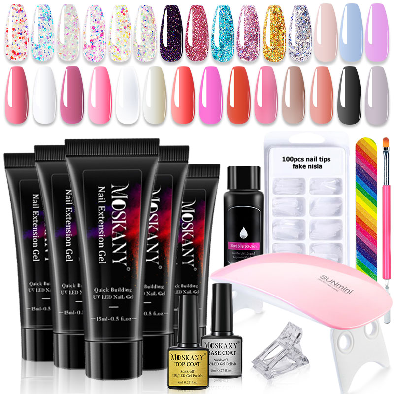 Polygel Nail Kit - Полный набор полигель для ногтей со