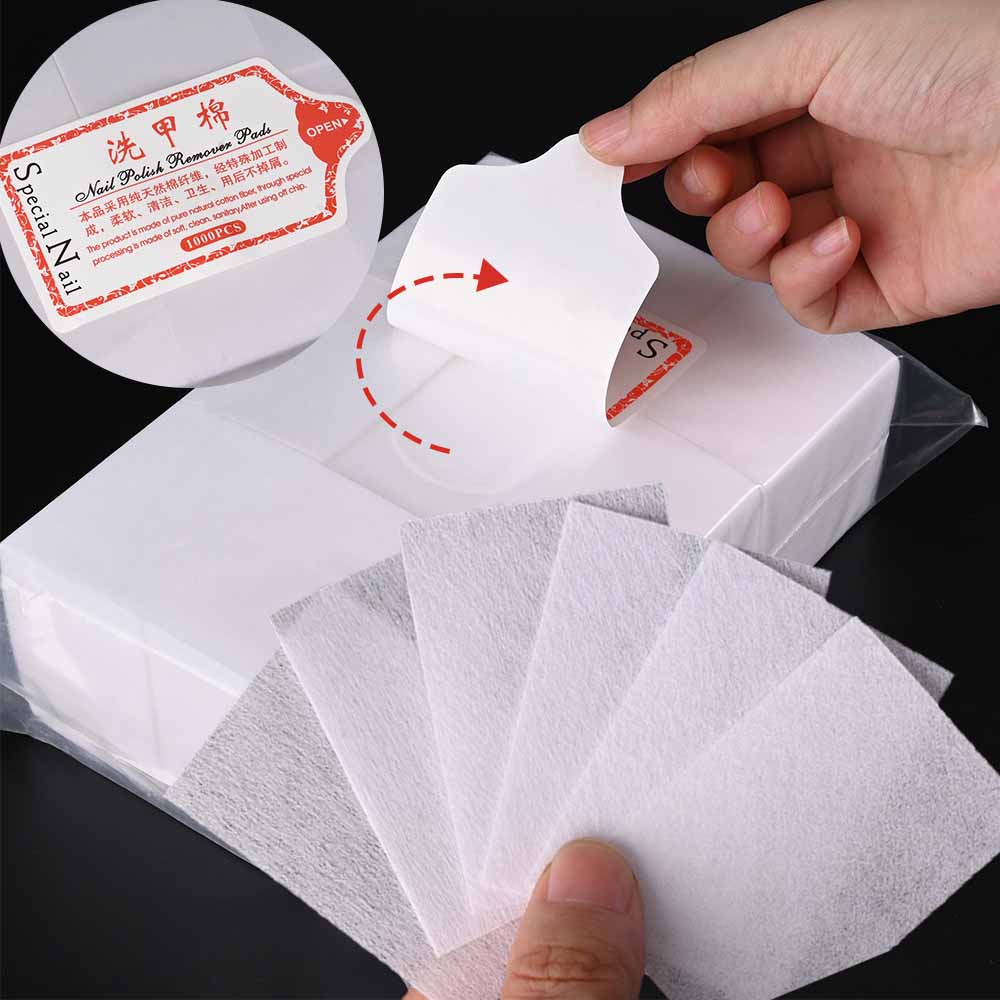 Nail Art Remover - 100/3000 шт. Профессиональные салфетки для ногтей,