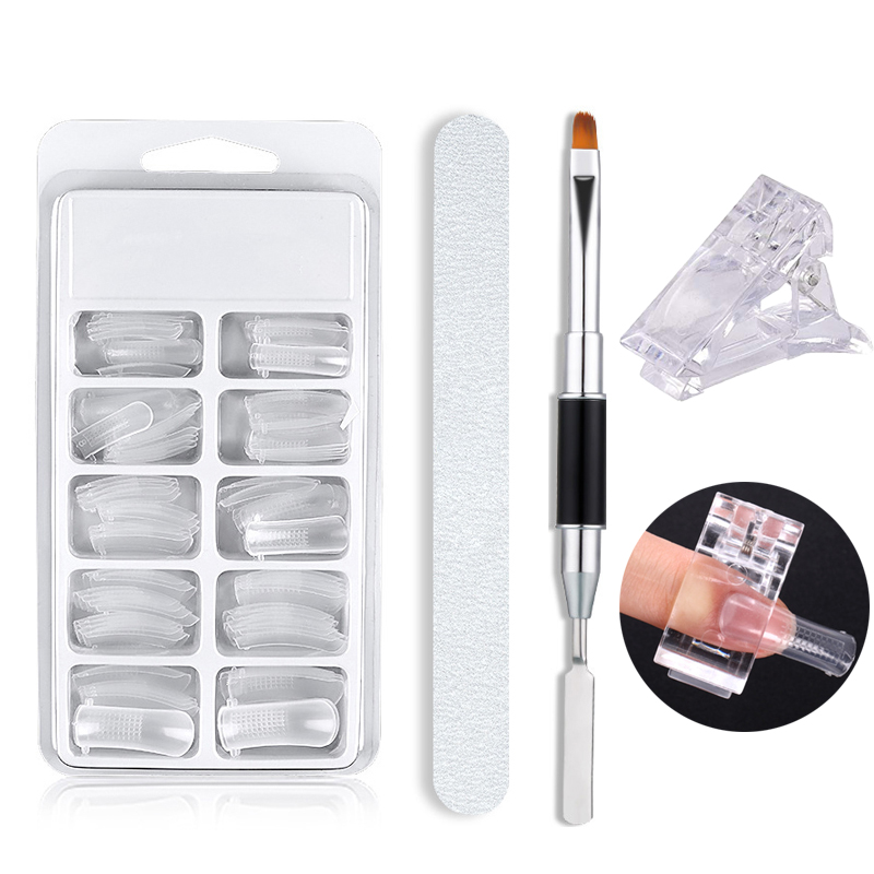 Polygel Nail Kit - Набор инструментов для наращивания, быстрое наращивание,