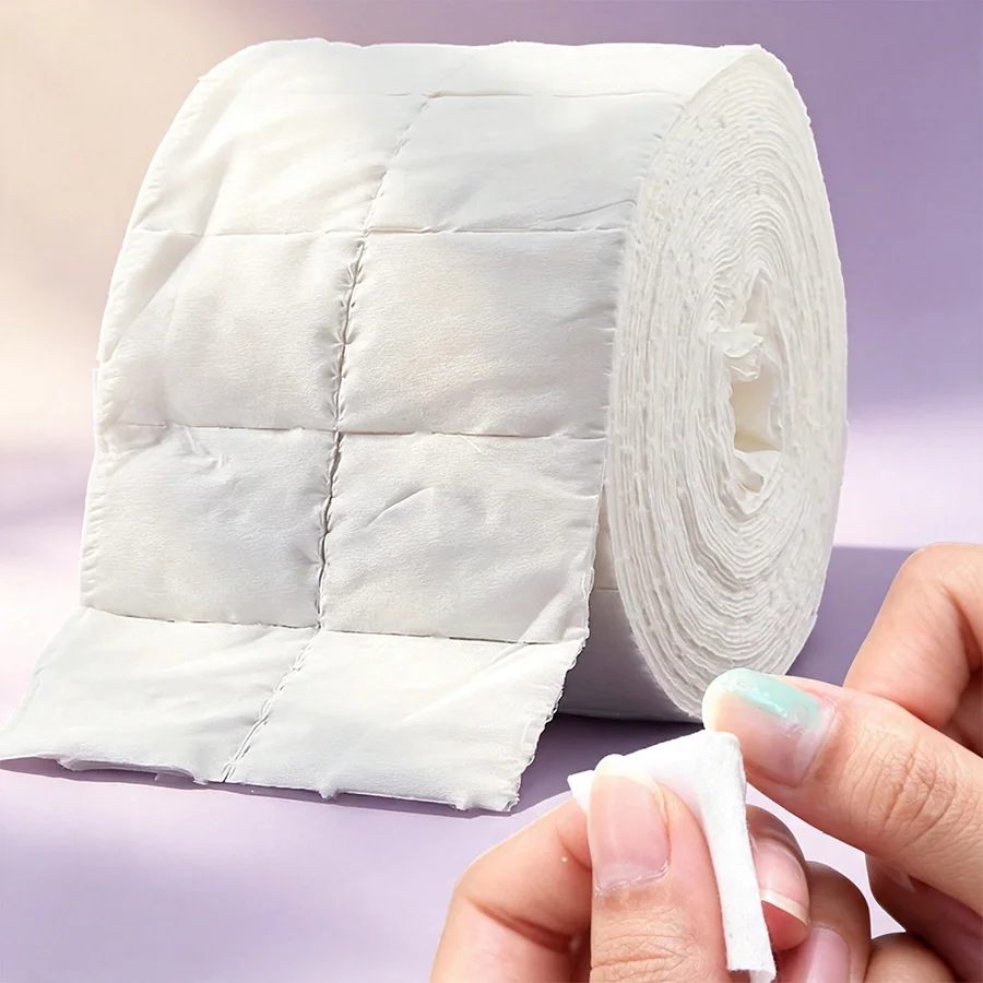 Nail Art Remover - Рулонные безворсовые хлопковые салфетки для ногтей