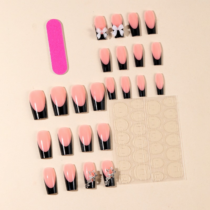 24 шт. летних длинных накладны – обзор и цена Nail Art Pink