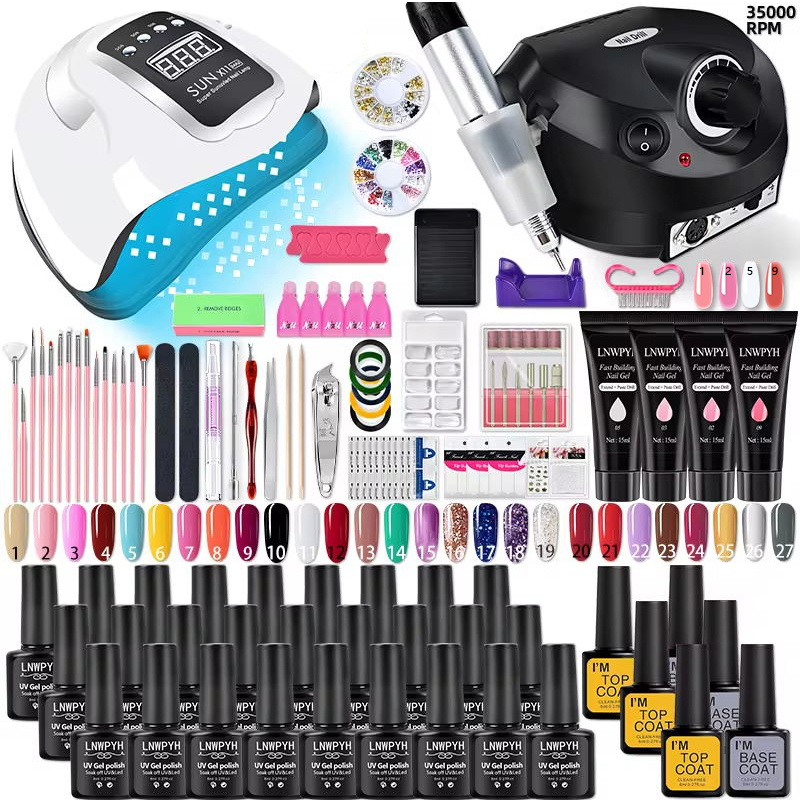 Набор лаков для ногтей Набор а – обзор и цена Polygel Nail Kit