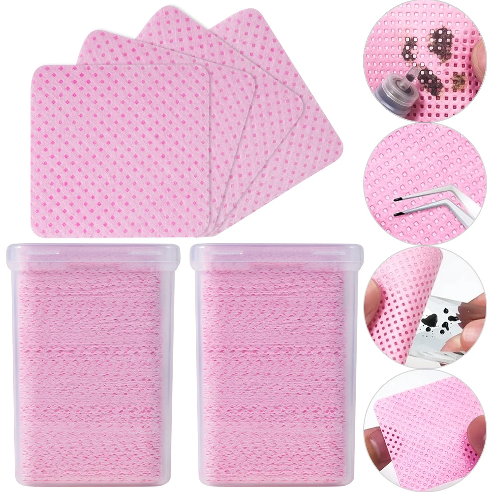 200 шт. розовых безворсовых са – обзор и цена Nail Art Remover