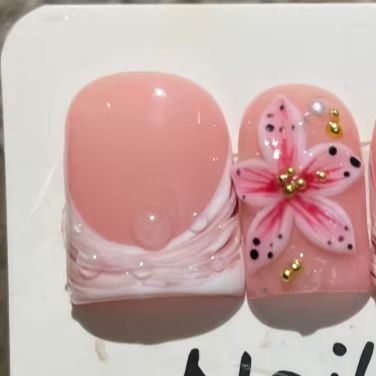 Набор из 10 накладных ногтей т – обзор и цена Nail Art Pink