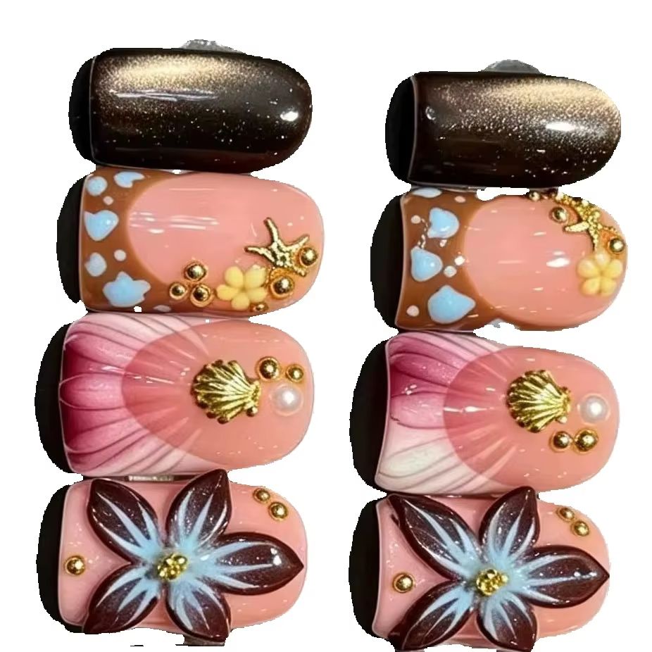 Набор из 10 накладных ногтей т – обзор и цена Nail Art Pink