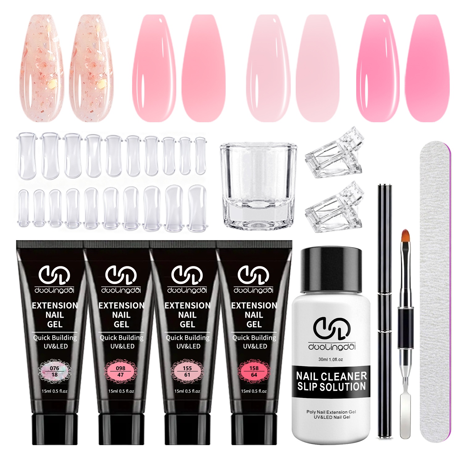 Набор для маникюра Duolingdai  – обзор и цена Polygel Nail Kit