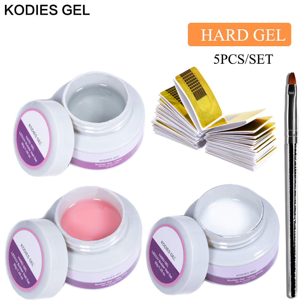 Гель KODIES 5 шт./набор, УФ-ст – обзор и цена Polygel Nail Kit