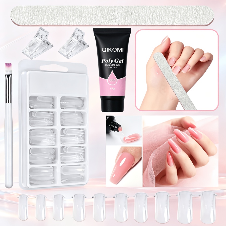 Набор для наращивания ногтей Q – обзор и цена Polygel Nail Kit