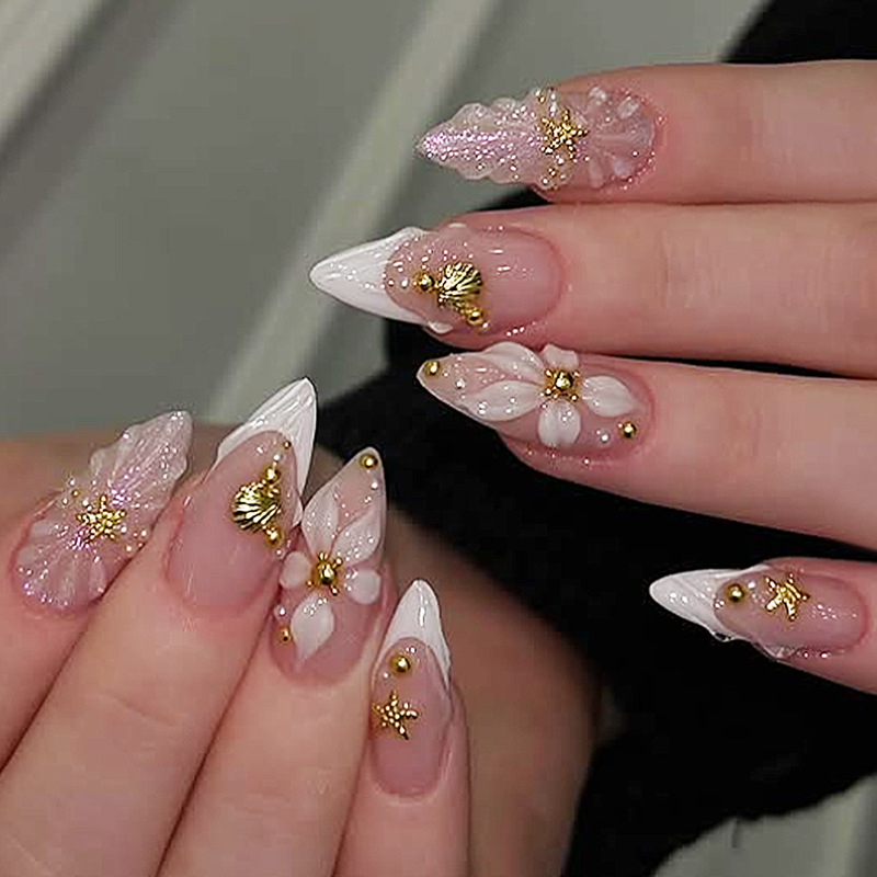 24 шт. готовых накладных ногте – обзор и цена Nail Art Pink