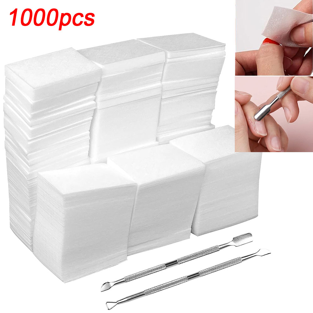 1000 шт. безворсовых салфеток  – обзор и цена Nail Art Remover
