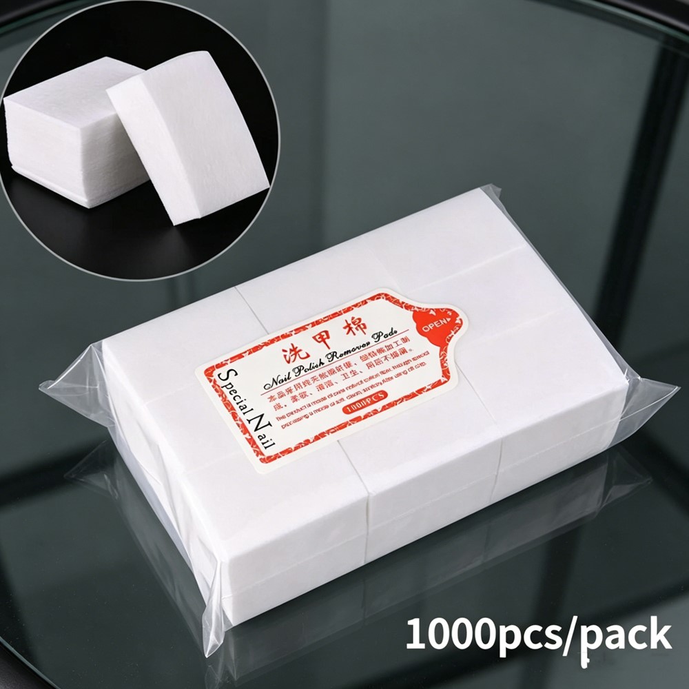 1000 шт. безворсовых салфеток  – обзор и цена Nail Art Remover