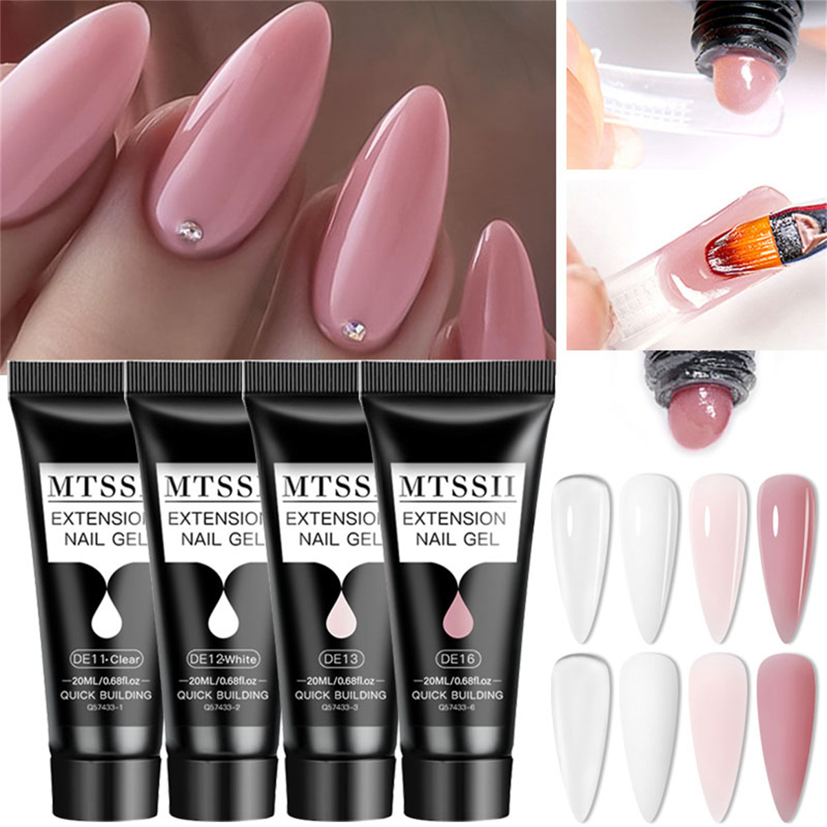 Набор полигелей для наращивани – обзор и цена Polygel Nail Kit
